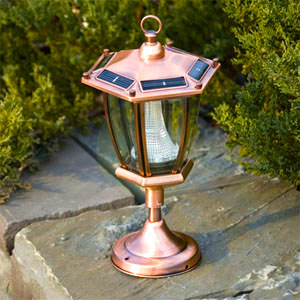 Copper Solar Garden Lights